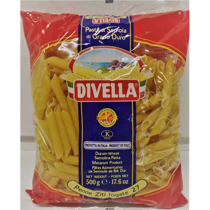 Penne rigate 500gr - Divella - 