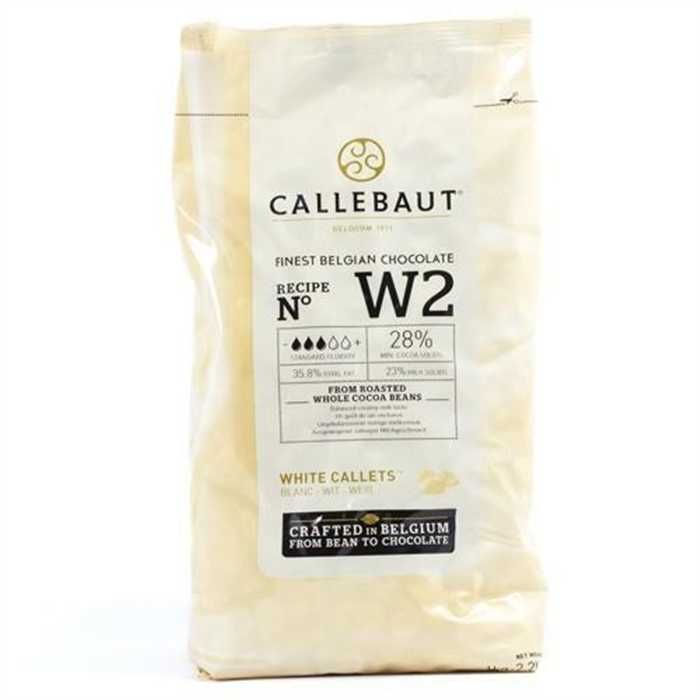 Chocolat Blanc N° W 2 2.5kg - Callebaut - 