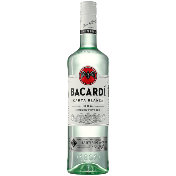 Bacardi carta blanca 37.5° 1L 