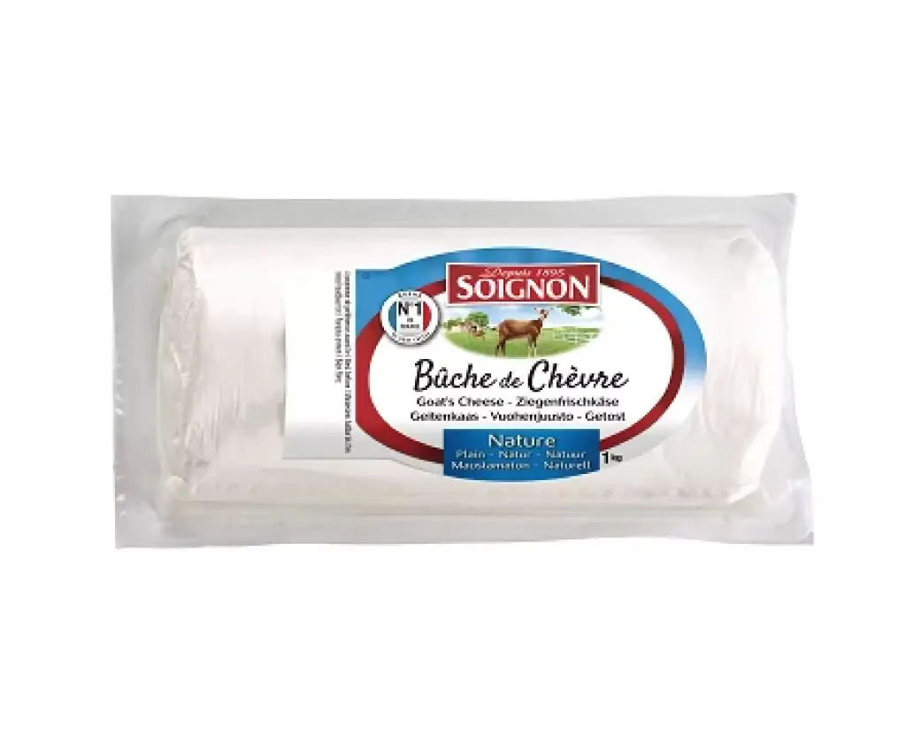 Chevre frais sans croute 1kg - soignon -