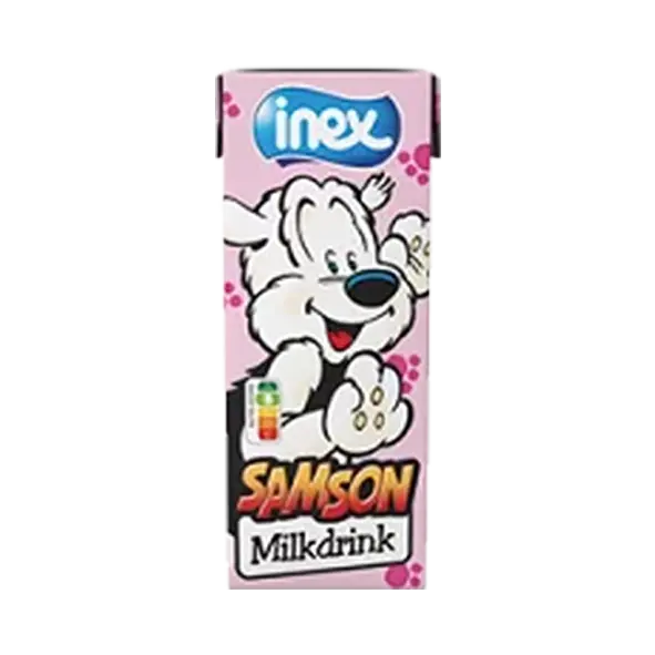 Lait fraise Samson 200ml brique - inex -