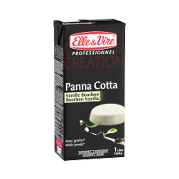 Crème Panna cotta 1L - ELLE ET VIRE -