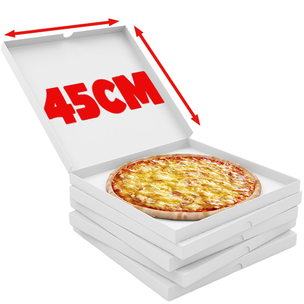 Cartons pizza 45X45 50 pièces 