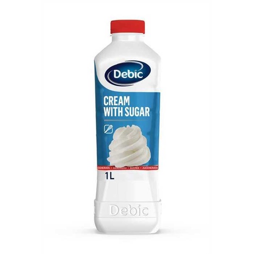 [100028] Crème sucrée 35%, 1L - Debic - 